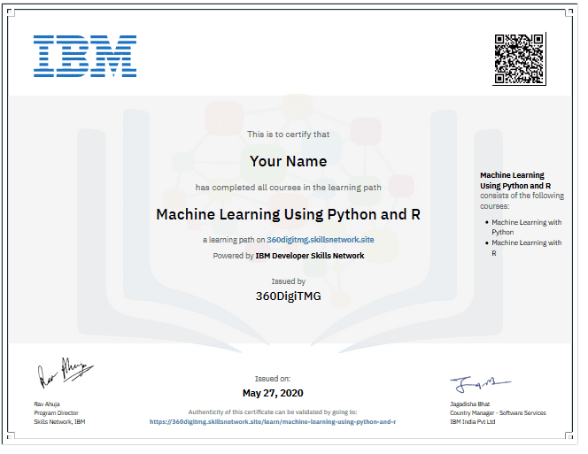 Machine Learning Course Training Using R and Python in ...