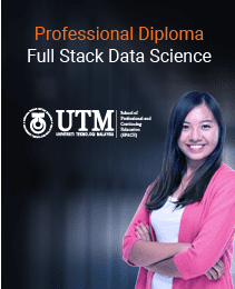 Professional Diploma in Full Stack Data Science with UTM certification