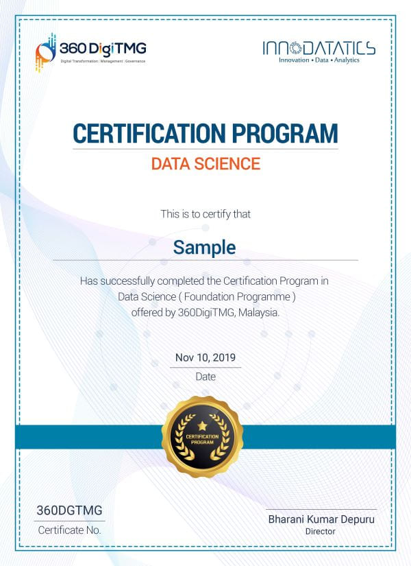 data science foundation certificate course - 360digitmg