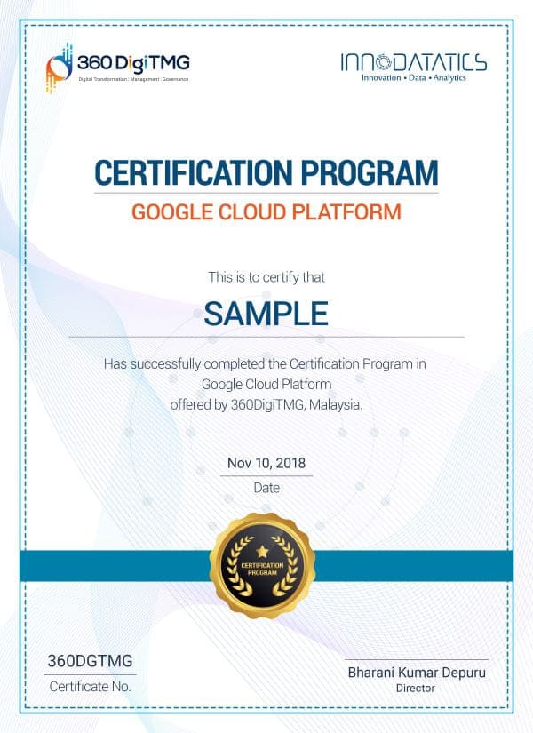 Google Cloud Computing Certification Course Training - 360DigiTMG