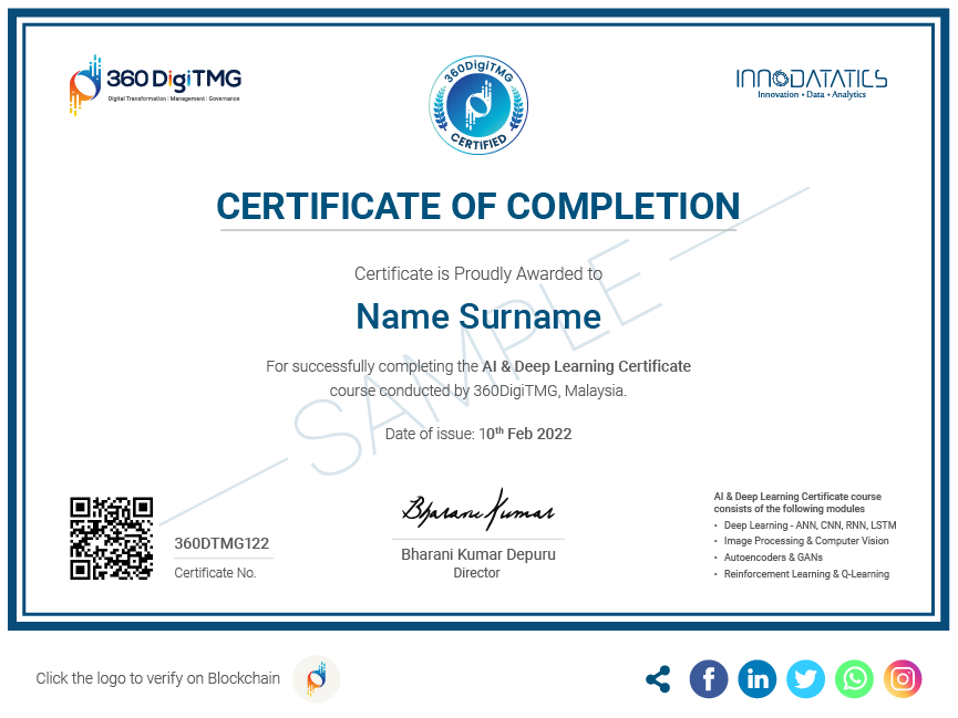 artificial intelligence ibm certificate in malaysia - 360digitmg